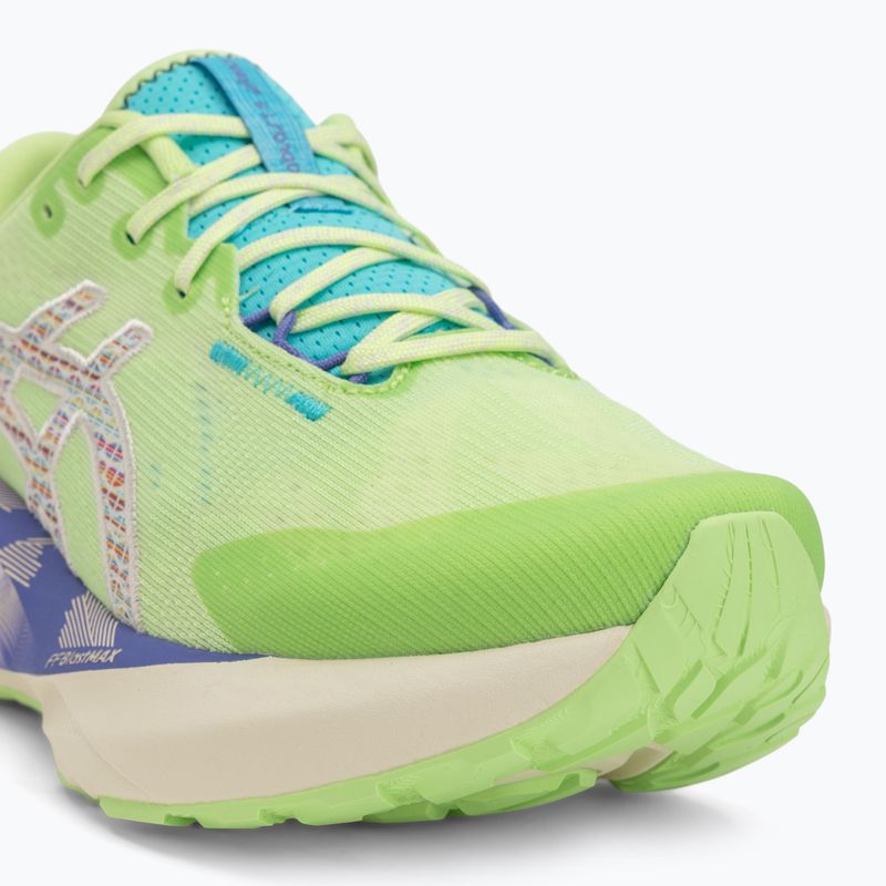 Încălțăminte de alergare pentru bărbați ASICS Novablast 5 TR nature bathing/lime green 7