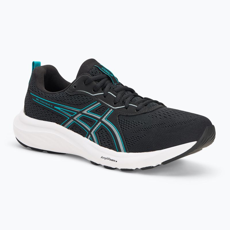 Încălțăminte de alergare pentru bărbați ASICS Gel-Contend 9 black/wave teal