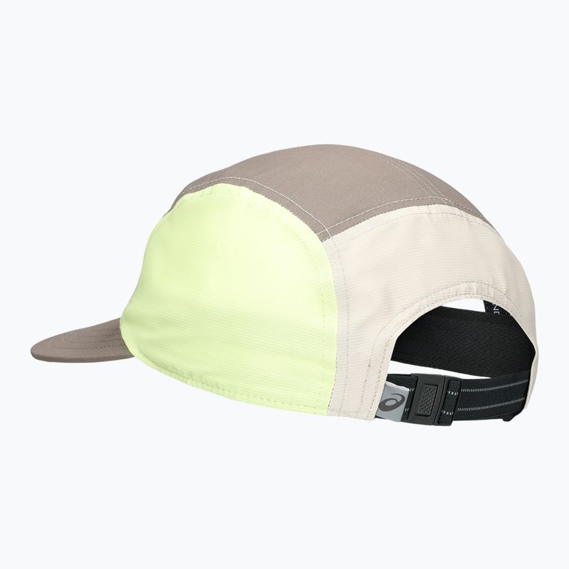 Șapcă ASICS 5 Panel taupe grey/mineral beige/huddie yellow 2