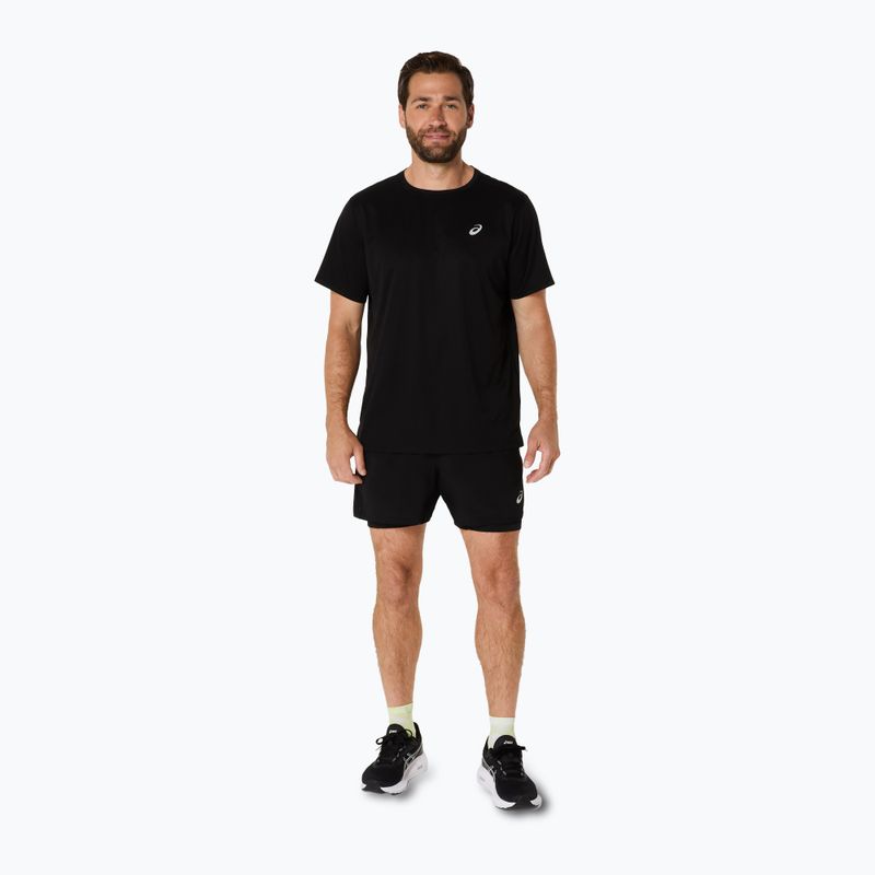 Pantaloni scurți de alergare pentru bărbați ASICS Core 2N1 5IN performance black/performance black 2