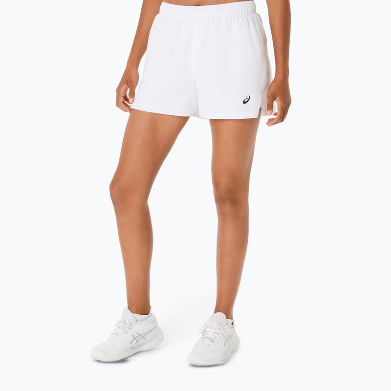 Pantaloni scurți de tenis pentru femei ASICS Court 2N1 brilliant white 4