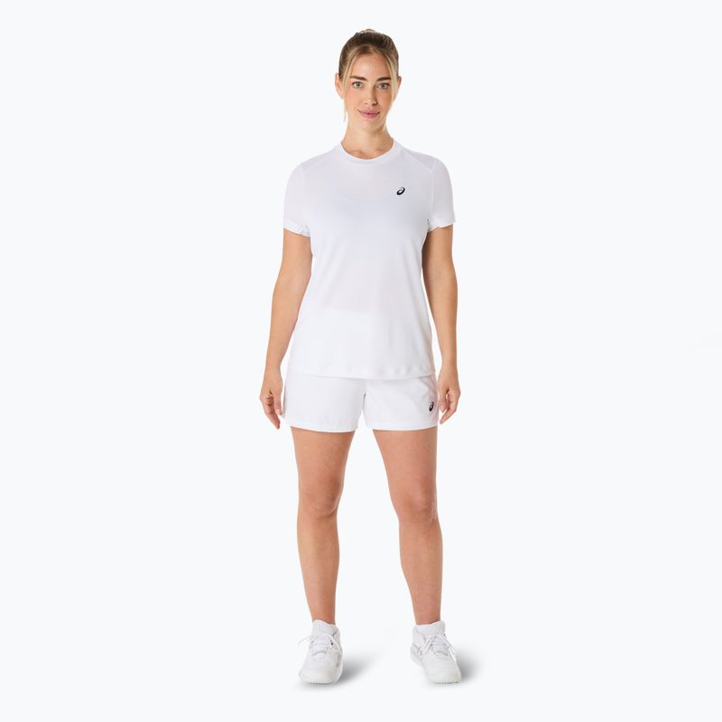 Tricou de tenis pentru femei ASICS Court Top W alb strălucitor 2