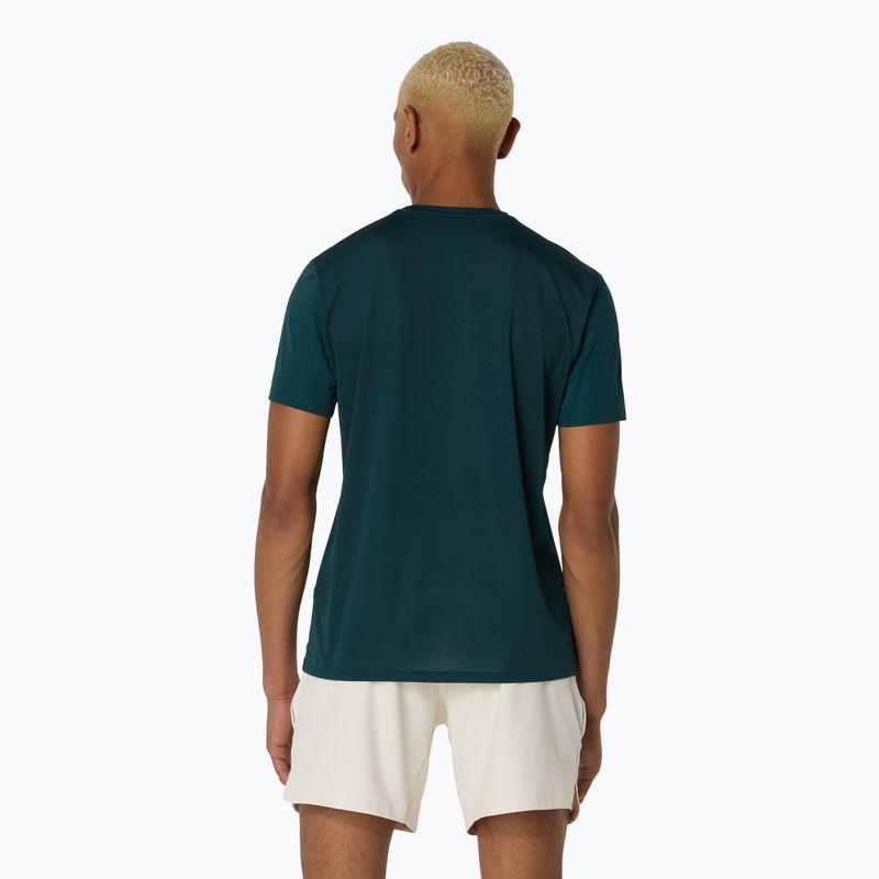Tricou de tenis pentru bărbați ASICS Match Seasonal Graphic Tee saxon green 3