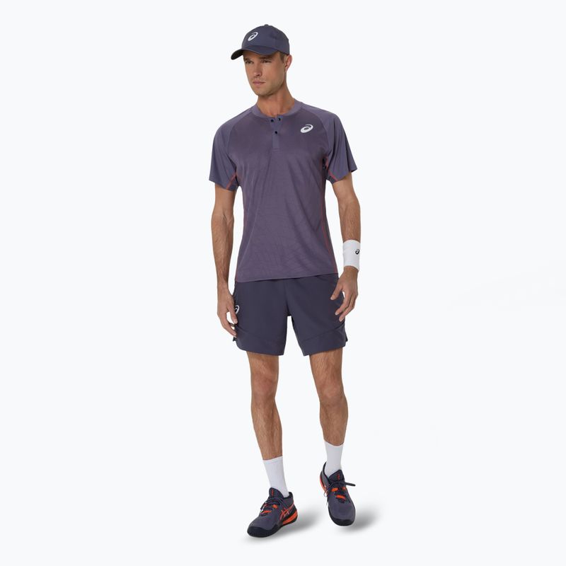 ASICS Match Actibreeze Polo Shirt pentru bărbați violet cenușiu 2