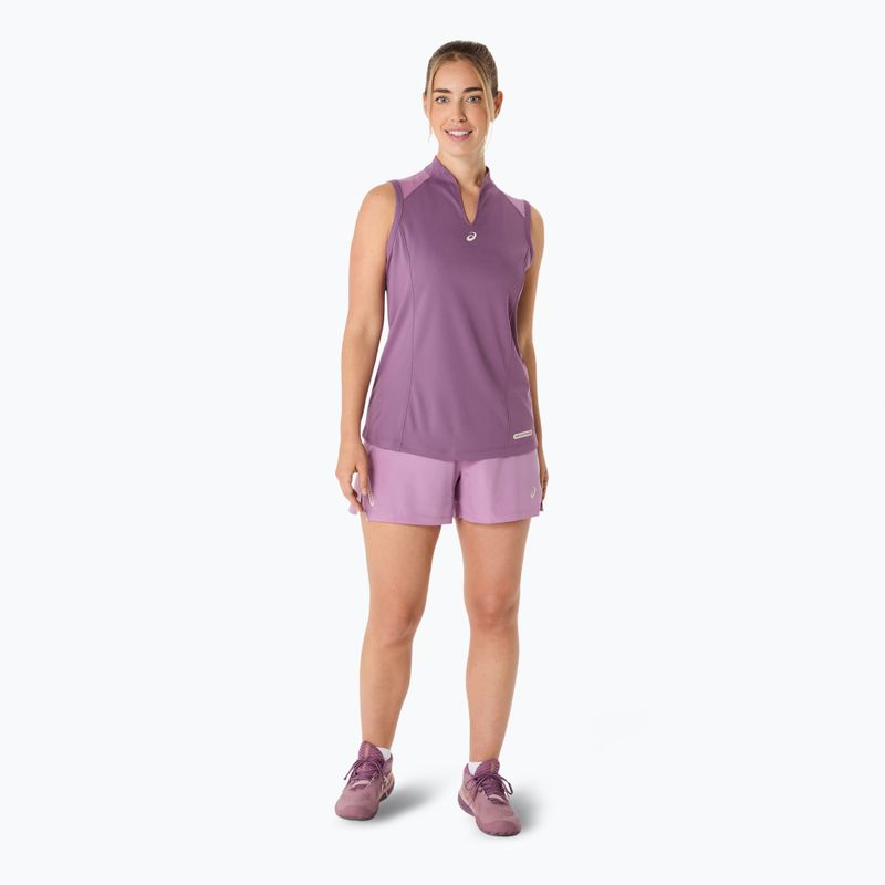 Tricou de tenis pentru femei ASICS Padel Court Tank dark ube 2
