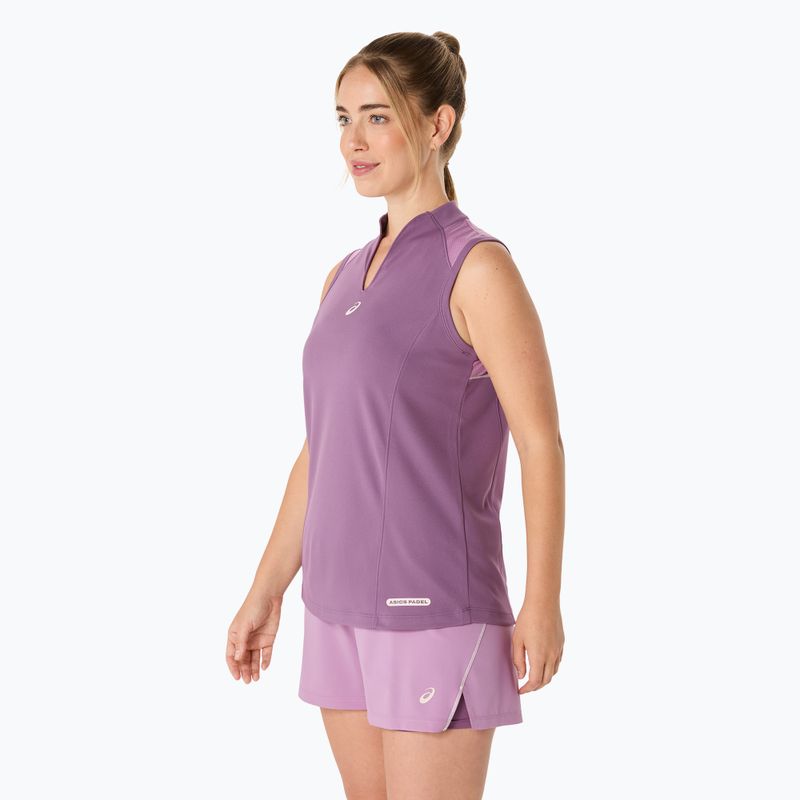 Tricou de tenis pentru femei ASICS Padel Court Tank dark ube 4