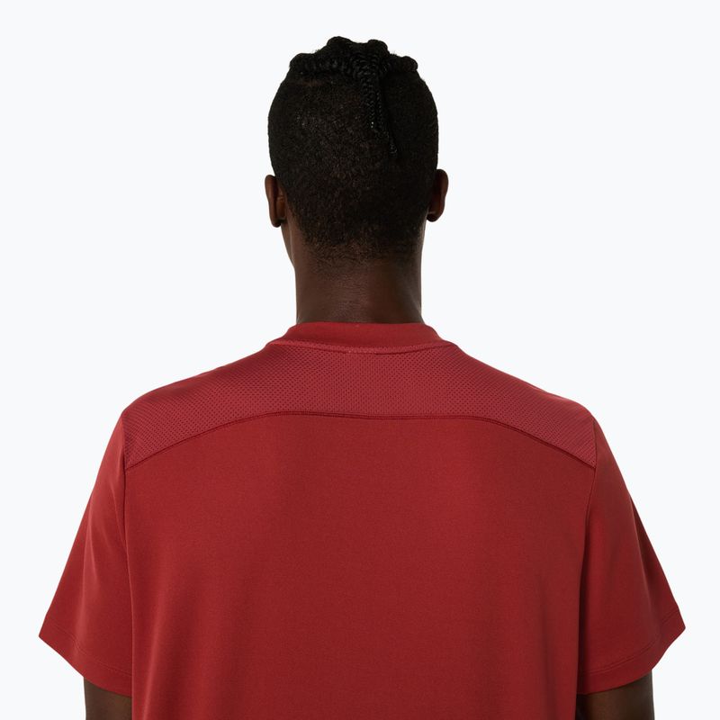 ASICS cămașă de tenis pentru bărbați Court Top burnt red 5