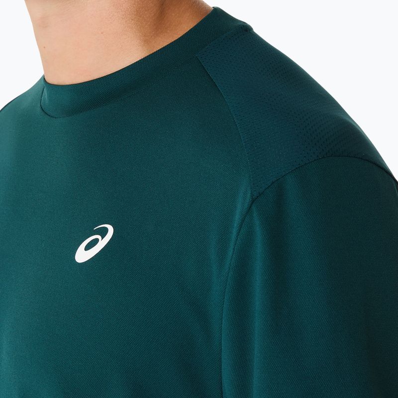 ASICS tricou de tenis pentru bărbați Court Top verde saxon 5