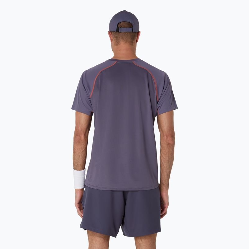 ASICS Match Actibreeze Top pentru bărbați tricou de tenis violet gri 3