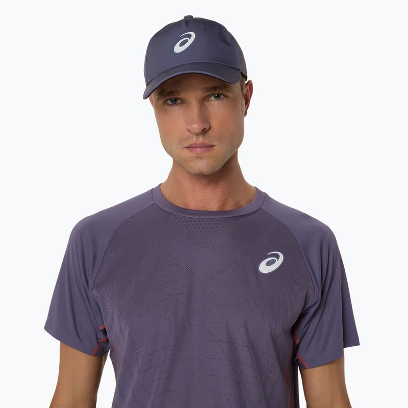 ASICS Match Actibreeze Top pentru bărbați tricou de tenis violet gri 4