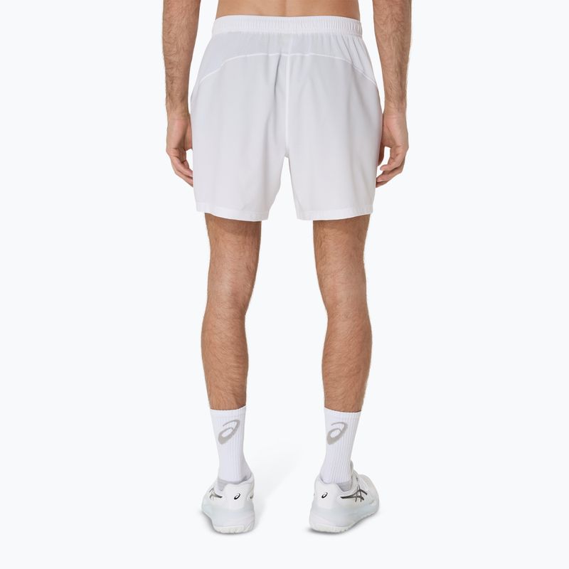 Pantaloni scurți de tenis pentru bărbați ASICS Court 7IN brilliant white 3