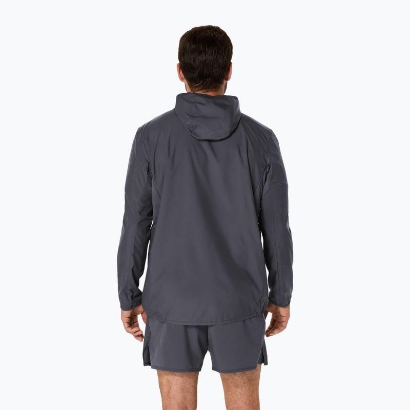 Geacă de alergare pentru bărbați ASICS Core carrier grey 3