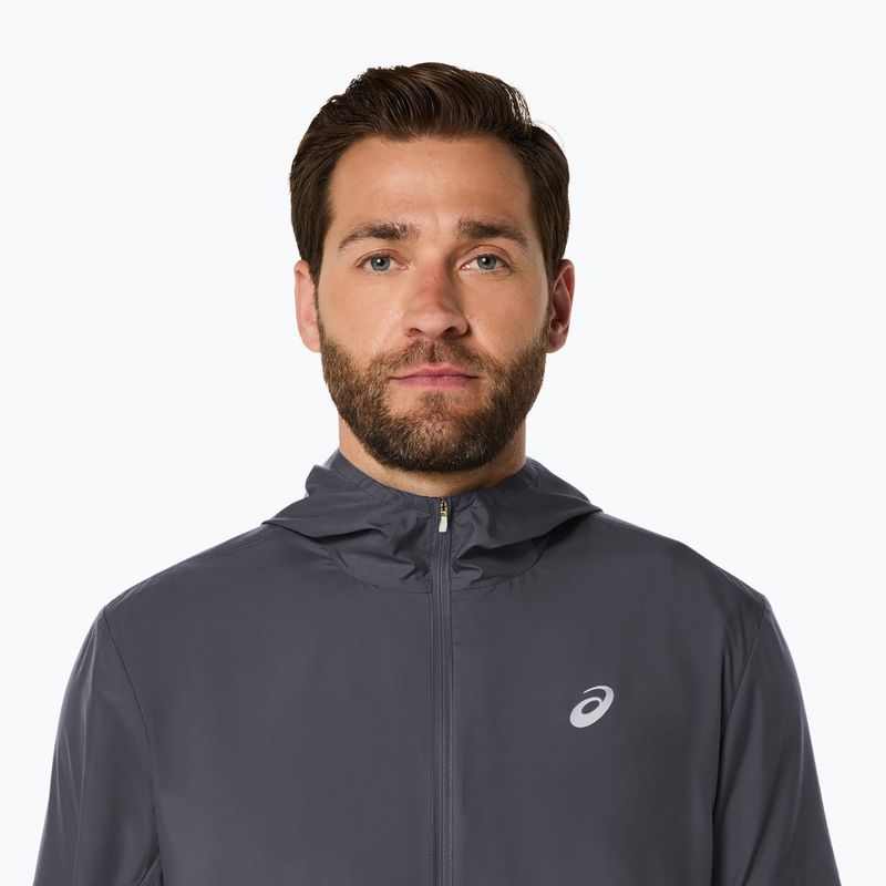 Geacă de alergare pentru bărbați ASICS Core carrier grey 5