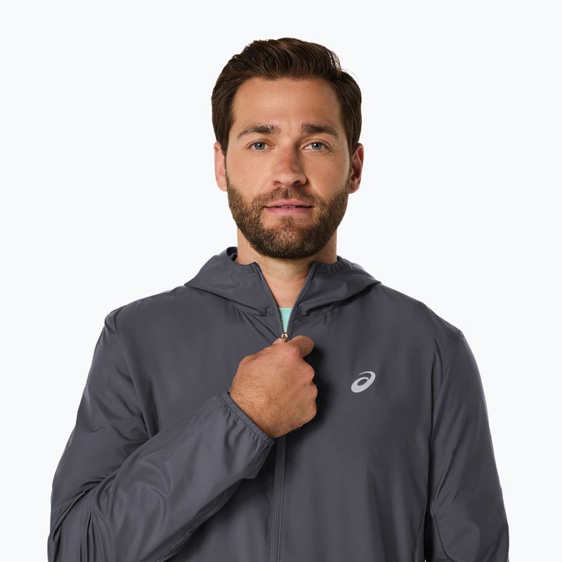Geacă de alergare pentru bărbați ASICS Core carrier grey 8