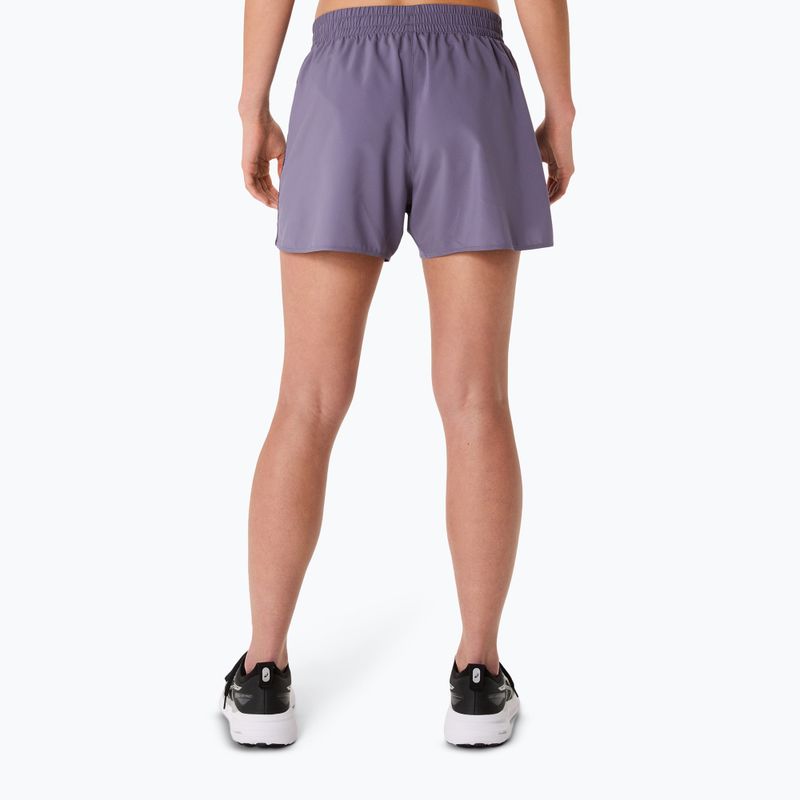 Pantaloni scurți de alergare pentru femei ASICS Core 4IN greyish purple 3