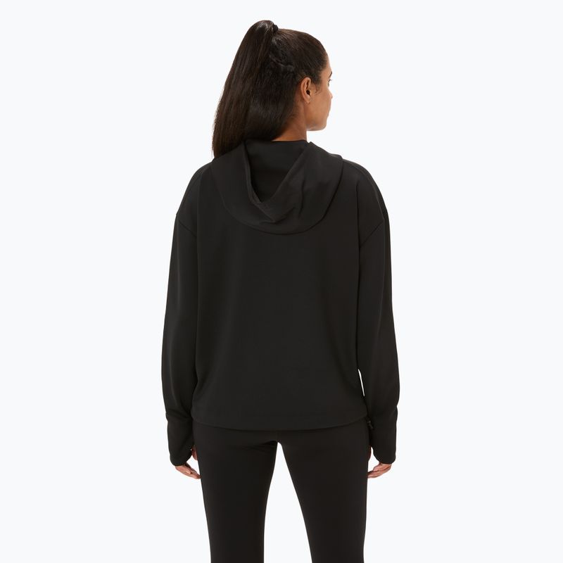Femeii ASICS Nagino Run Adjustable Hoodie performanță negru 3