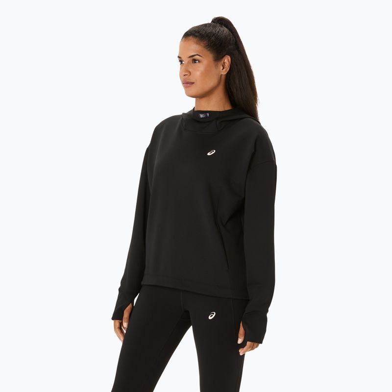 Femeii ASICS Nagino Run Adjustable Hoodie performanță negru 4
