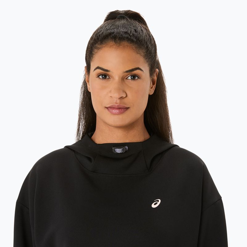 Femeii ASICS Nagino Run Adjustable Hoodie performanță negru 7