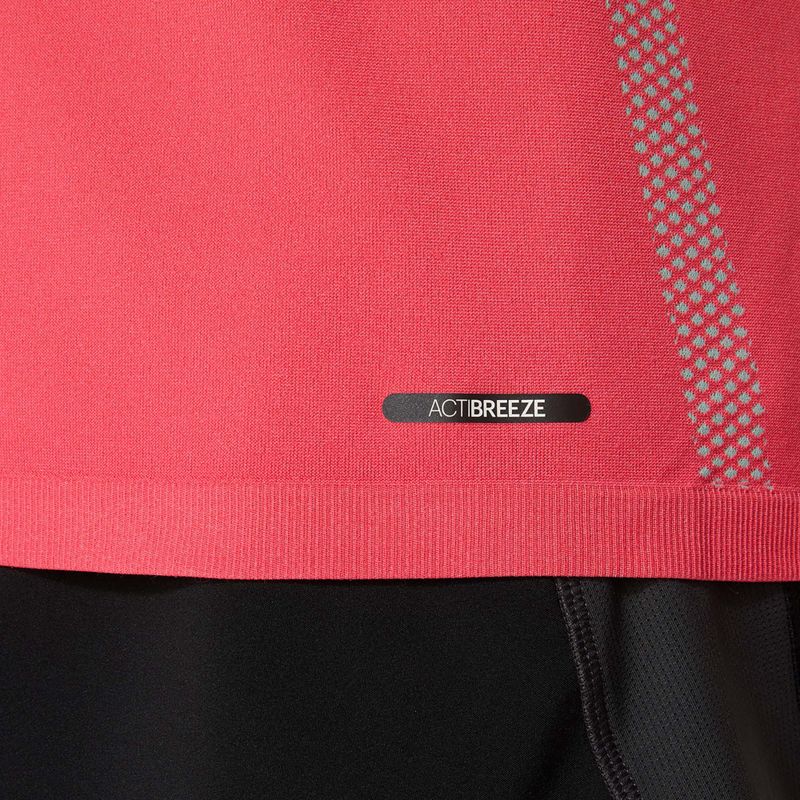 Tricou de alergare pentru bărbați ASICS Seamless performance coral reef/oasis green 6
