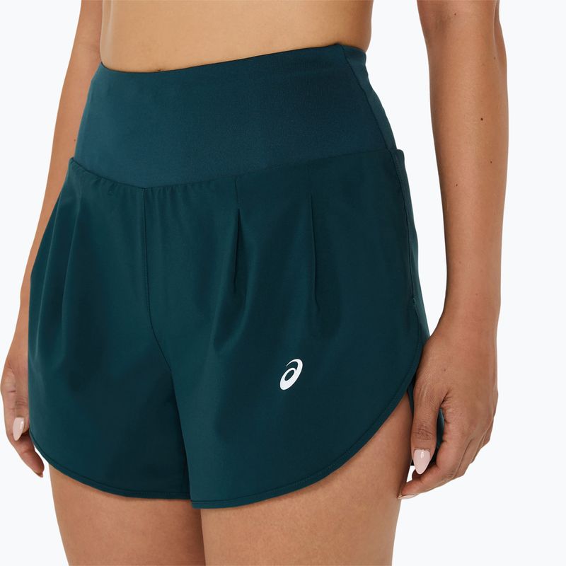 Pantaloni scurți de alergare pentru femei ASICS Road 3.5IN saxon green 5