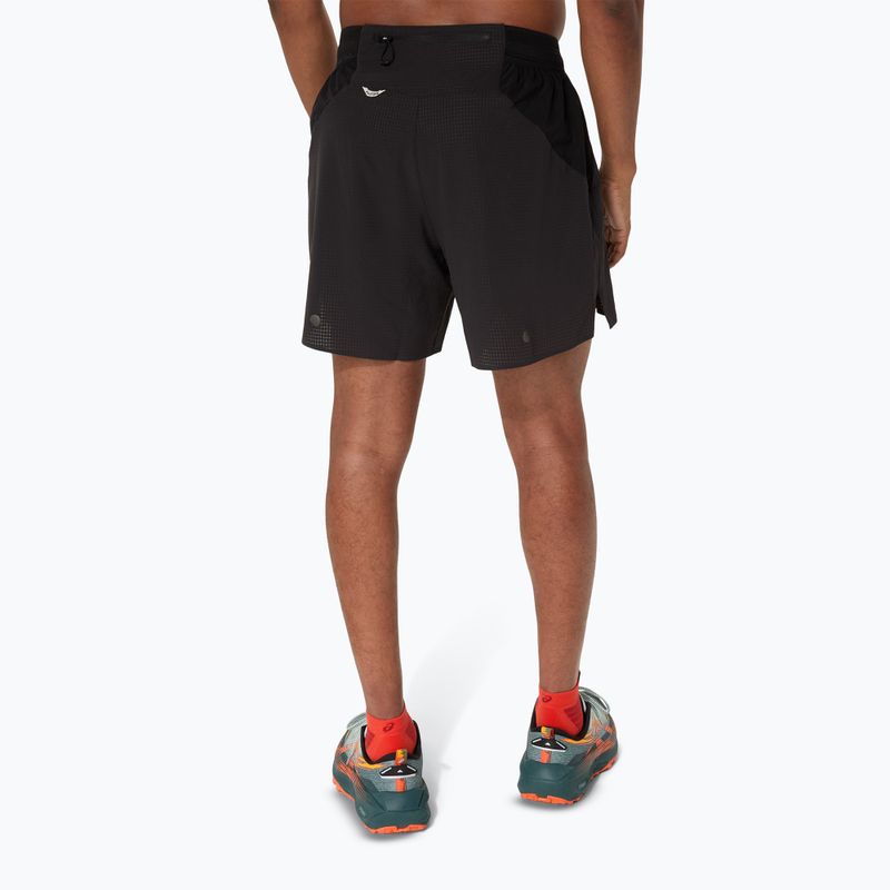 Pantaloni scurți de alergare pentru bărbați ASICS Fujitrail Elite performance black 3