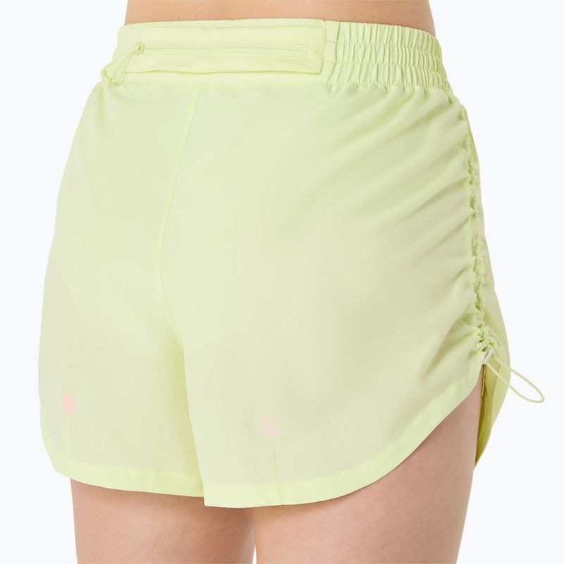 Pantaloni scurți de alergare pentru femei ASICS Nagino Run Adjustable 4IN huddle yellow 5
