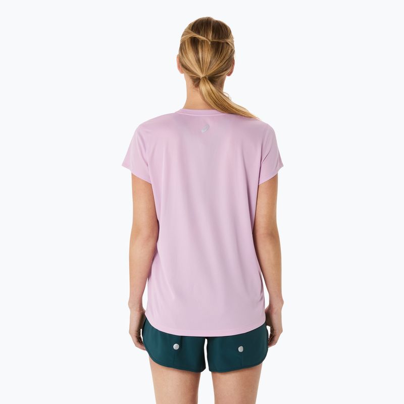 Tricou de alergare pentru femei ASICS Fujitrail Logo light ube 3