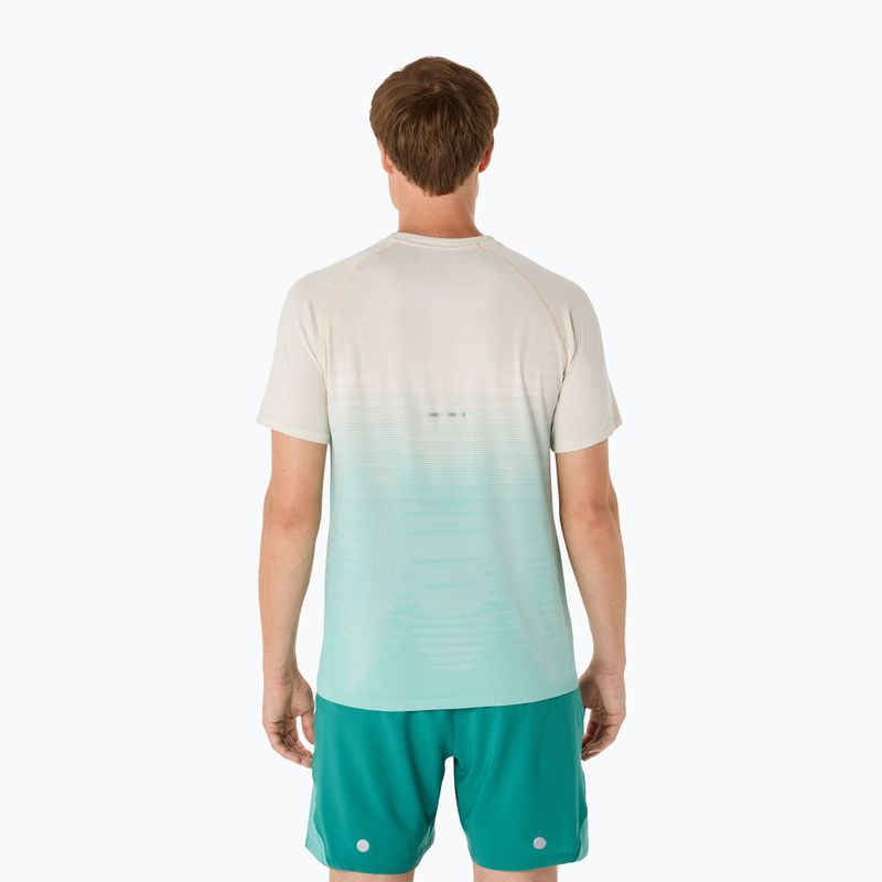 Tricou de alergare pentru bărbați ASICS Seamless performance birch/oasis green 3