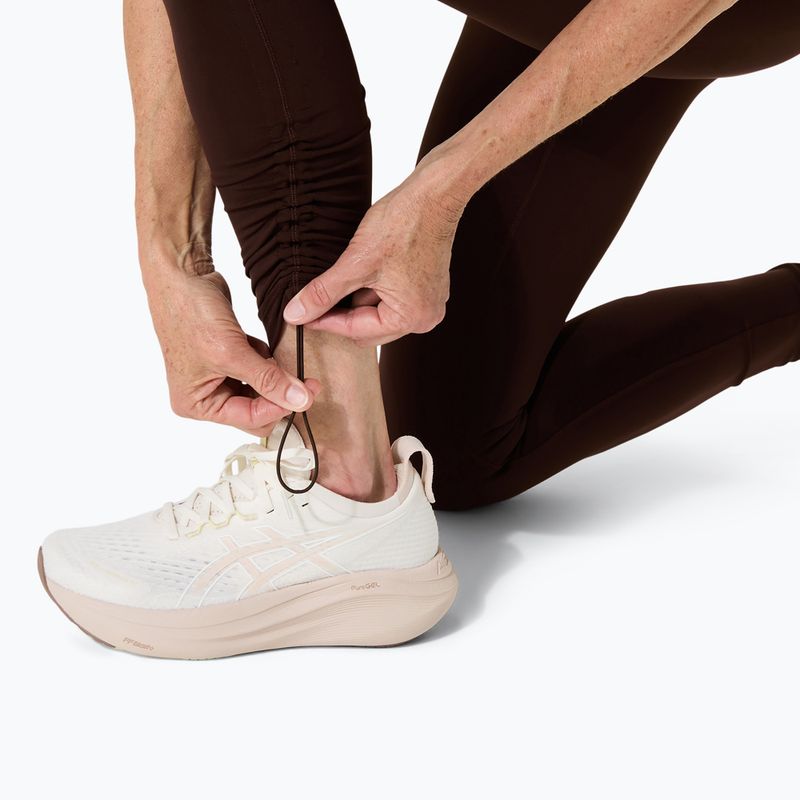 Colanți de alergare pentru femei ASICS Nagino Run Adjustable Tight coffee 7