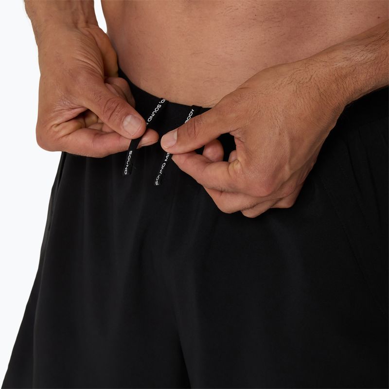 Pantaloni scurți de alergare pentru bărbați ASICS Road 2N1 7IN performance black/graphite grey 6
