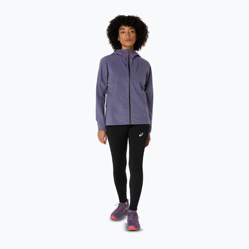 Geacă de alergare pentru femei ASICS Metarun Waterproof greyish purple 2