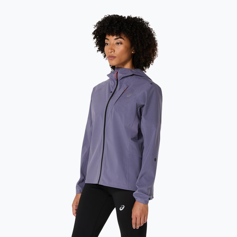 Geacă de alergare pentru femei ASICS Metarun Waterproof greyish purple 4