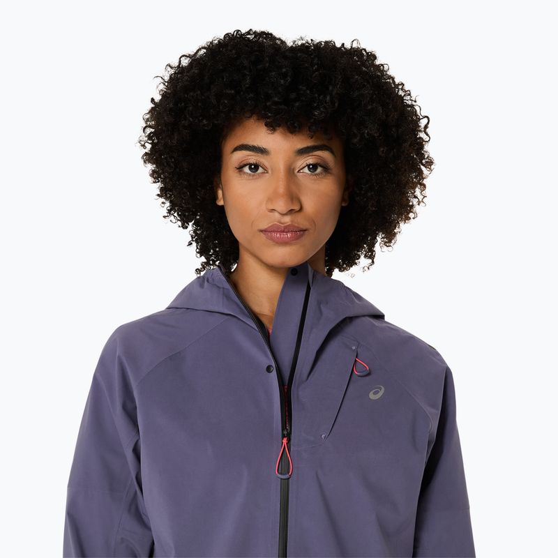 Geacă de alergare pentru femei ASICS Metarun Waterproof greyish purple 5