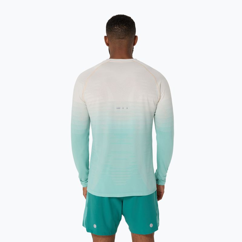 Longsleeve de alergare pentru bărbați ASICS Seamless birch/oasis green 3