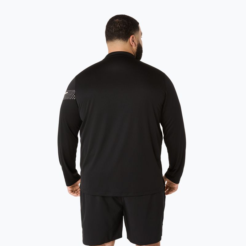 Longsleeve de alergare pentru bărbați ASICS Icon LS 1/2 Zip performance black 3
