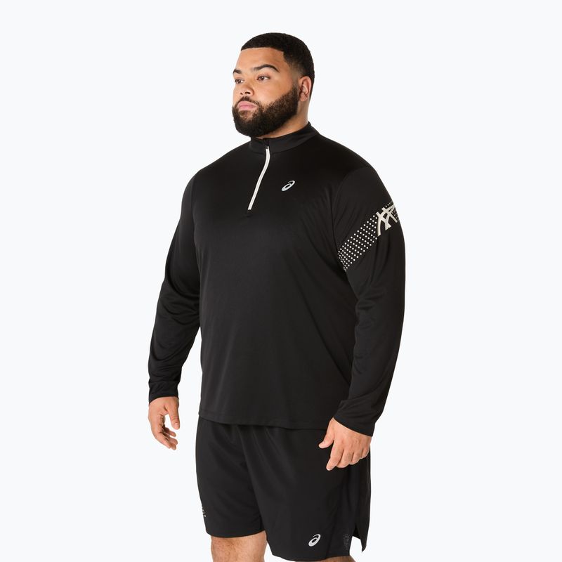 Longsleeve de alergare pentru bărbați ASICS Icon LS 1/2 Zip performance black 4