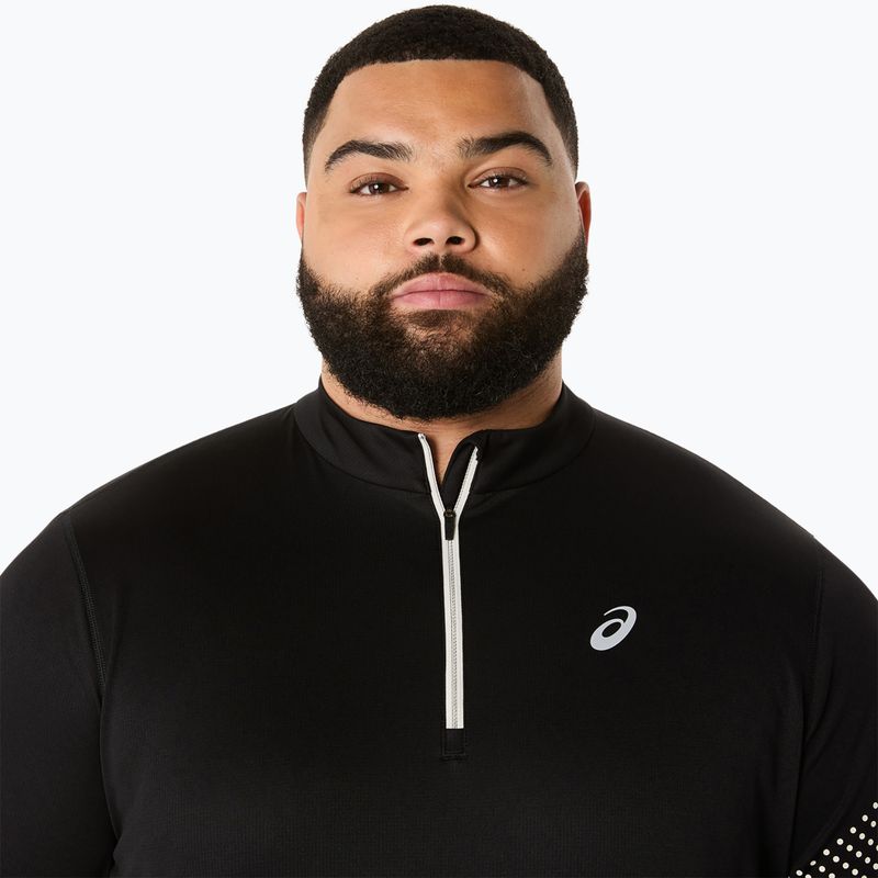 Longsleeve de alergare pentru bărbați ASICS Icon LS 1/2 Zip performance black 5