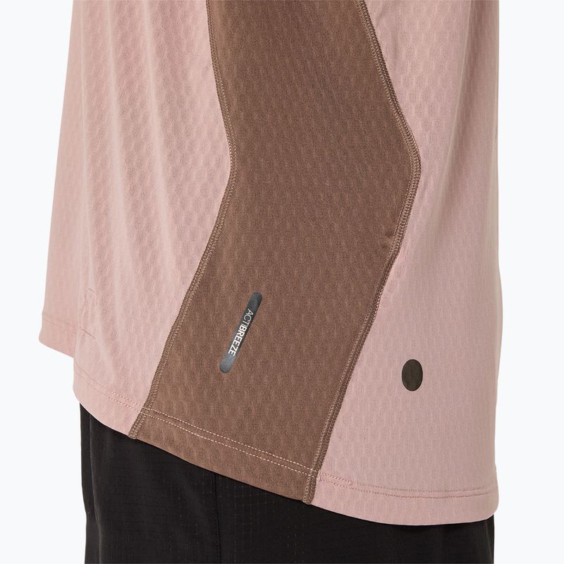 Tricou de alergare pentru femei ASICS Fujitrail Elite Top neutral pink/taupe grey 8