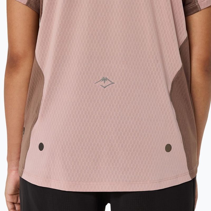 Tricou de alergare pentru femei ASICS Fujitrail Elite Top neutral pink/taupe grey 9