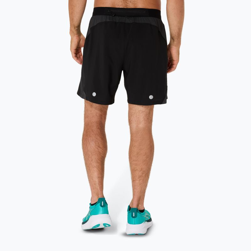 Pantaloni scurți de alergare pentru bărbați ASICS Road 7IN performance black/graphite grey 3