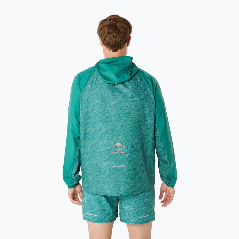 Geacă de alergare pentru bărbați ASICS Fujitrail Packable rainy lake/birch 3