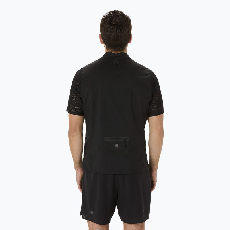 ASICS bărbați Metarun Packable Gilet performanță negru alergare fără mâneci 2