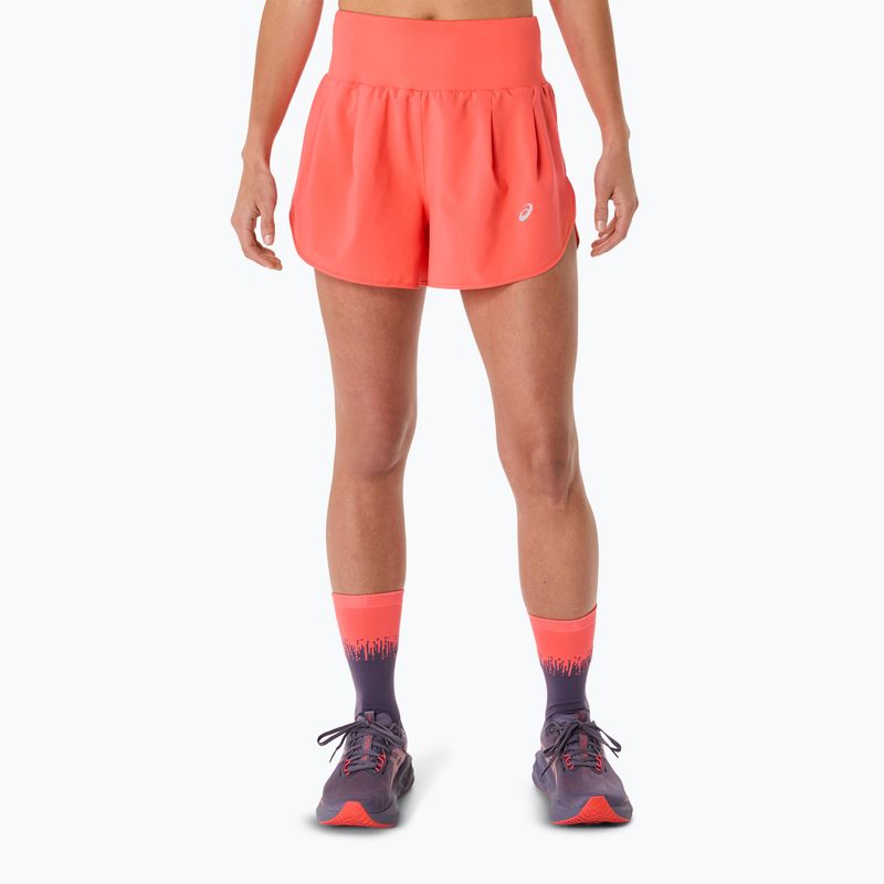 Pantaloni scurți de alergare pentru femei ASICS Road 3.5IN coral reef