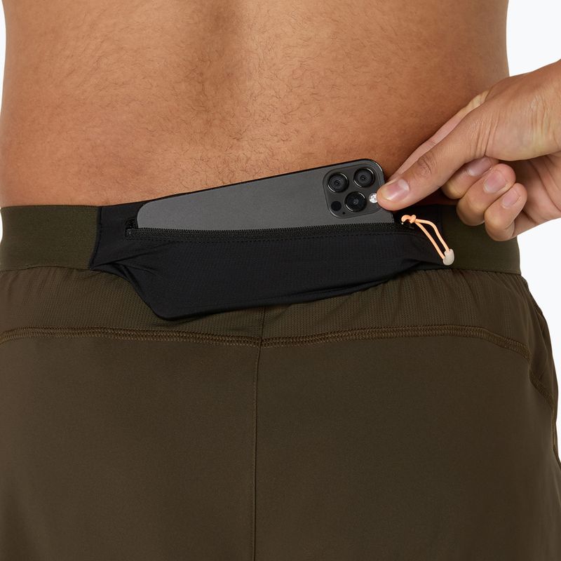 Pantaloni scurți de alergare pentru bărbați ASICS Road 5IN brown stone 9