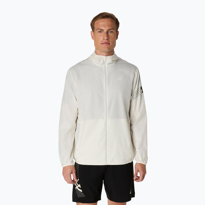 Geacă de alergare pentru bărbați ASICS Icon cream