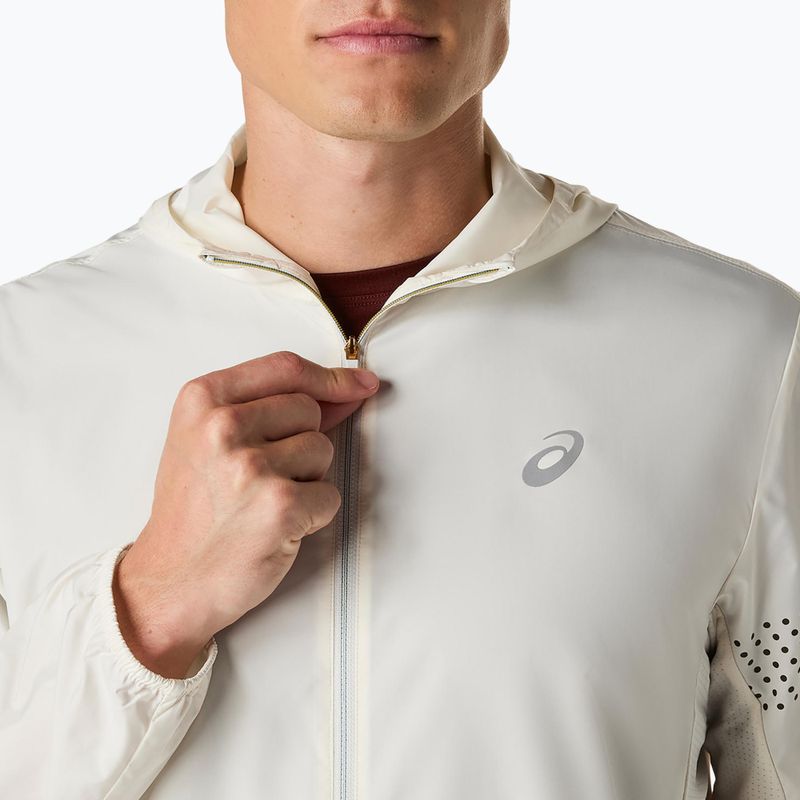 Geacă de alergare pentru bărbați ASICS Icon cream 5