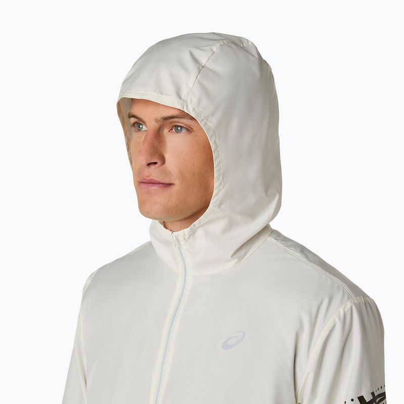 Geacă de alergare pentru bărbați ASICS Icon cream 6