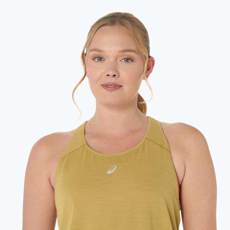 Tricou de alergare pentru femei ASICS Road Tank lemongrass 5