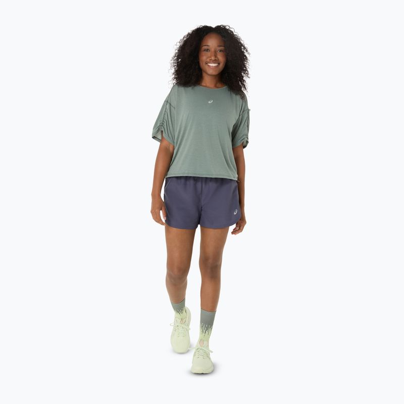 Tricou de alergare pentru femei ASICS Nagino Run Adjustable Top monument blue 2