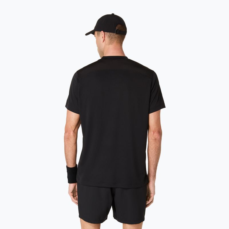 Tricou de tenis pentru bărbați ASICS Court Top performance black 3